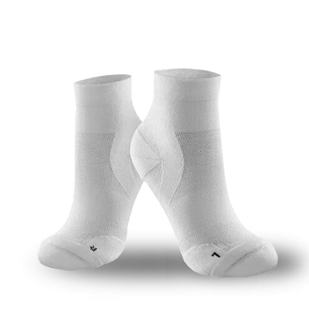 PowerMax-Σ全鎖跟貼紮型護踝襪-寧靜白