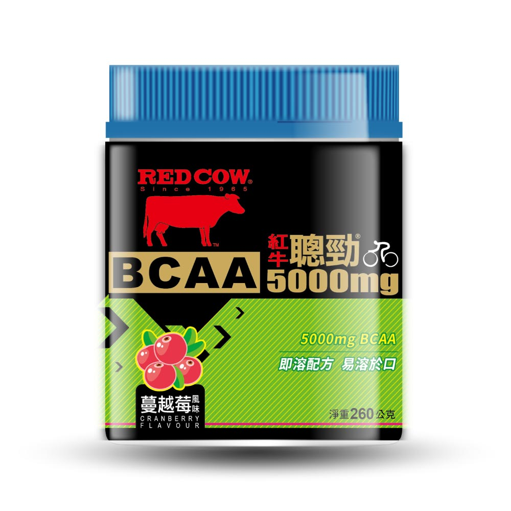 【紅牛】聰勁BCAA (蔓越莓口味)260g罐裝