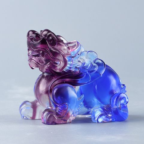 琉璃貔貅居家/客厅/办公摆件-招财进宝/镇宅辟邪Liuli Lucky Pixiu