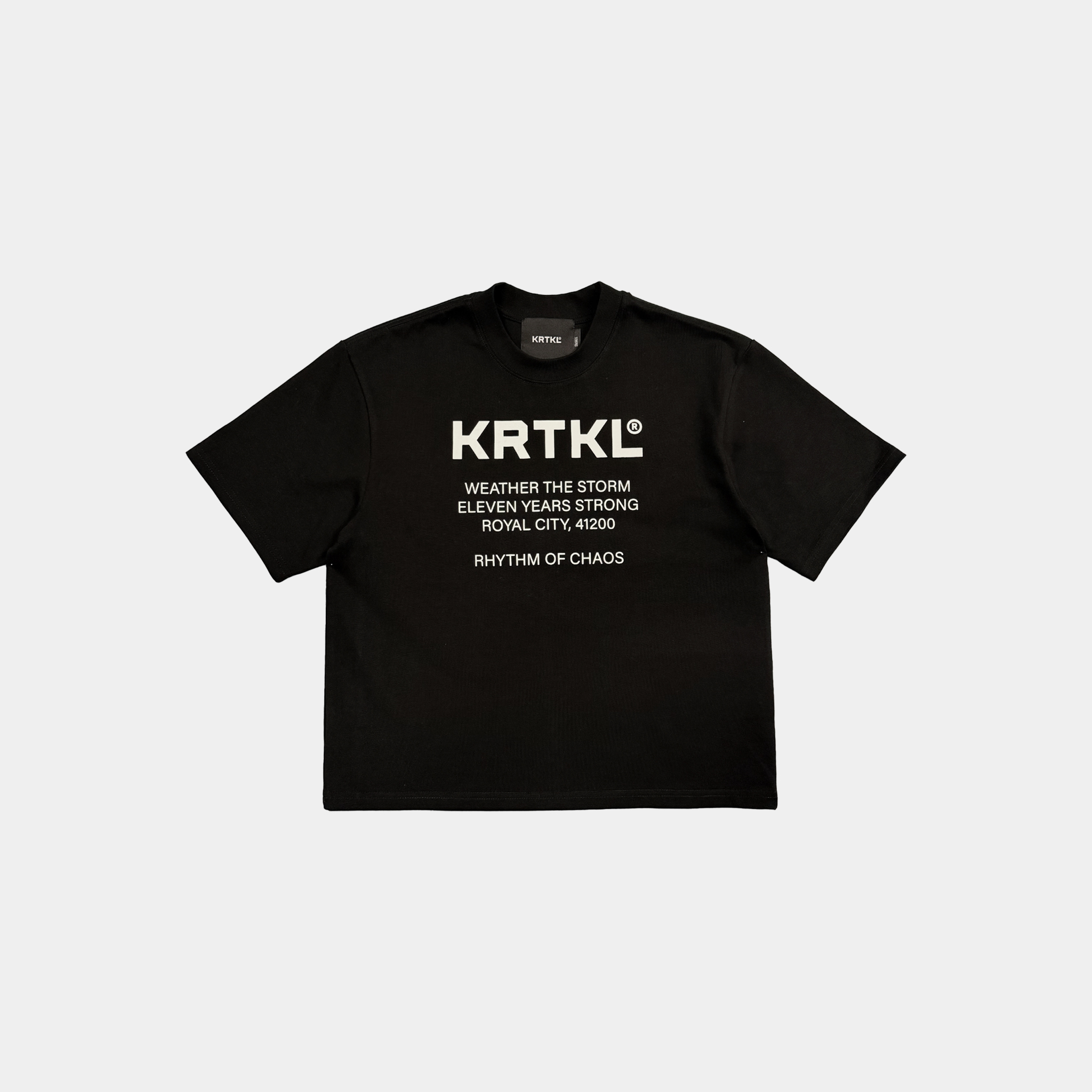 KRTKL_BOXY TEE_BLACK_FRONT