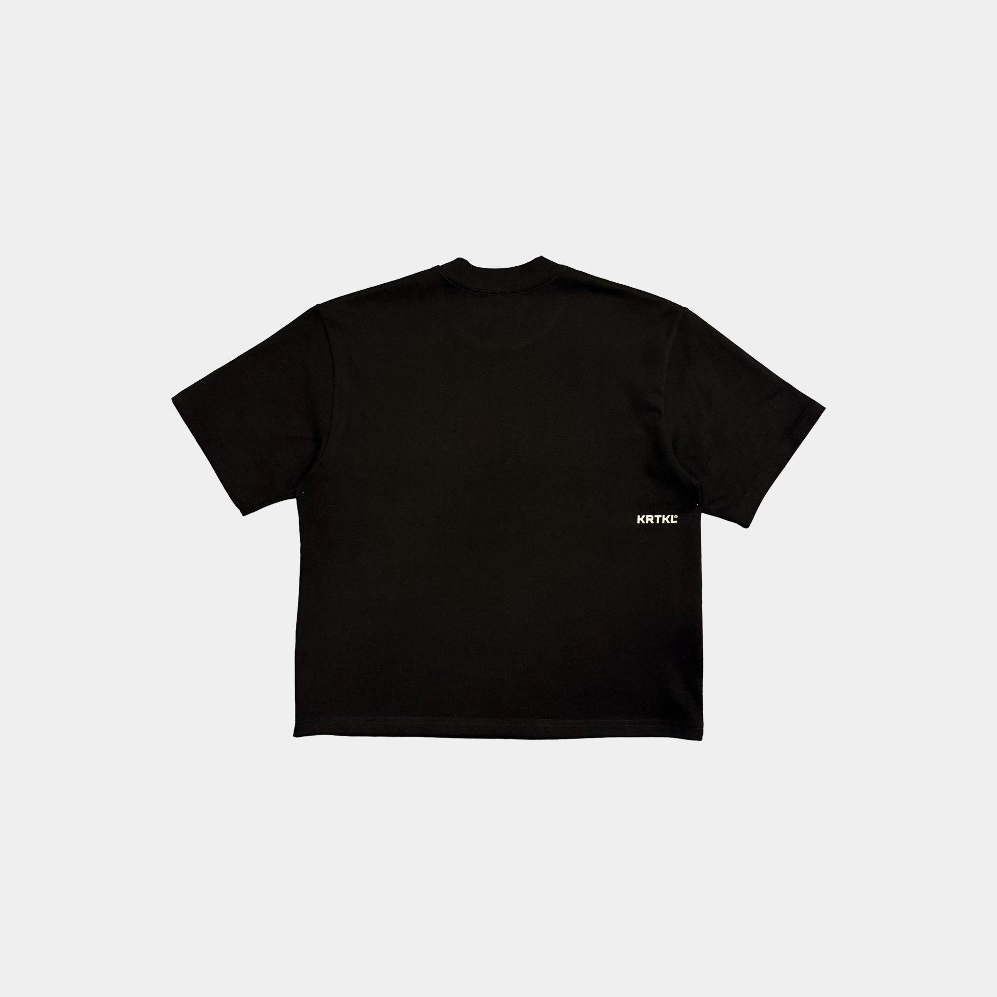 KRTKL_BOXY TEE_BLACK_BACK