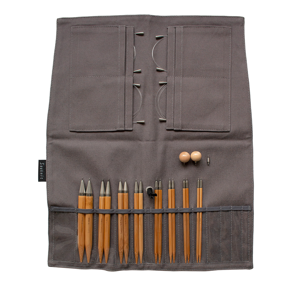 60250_Seeknit Curve Koshitsu IC 12.5cm 5inch_Grand set_Seeknit Case 2_Dark Gray