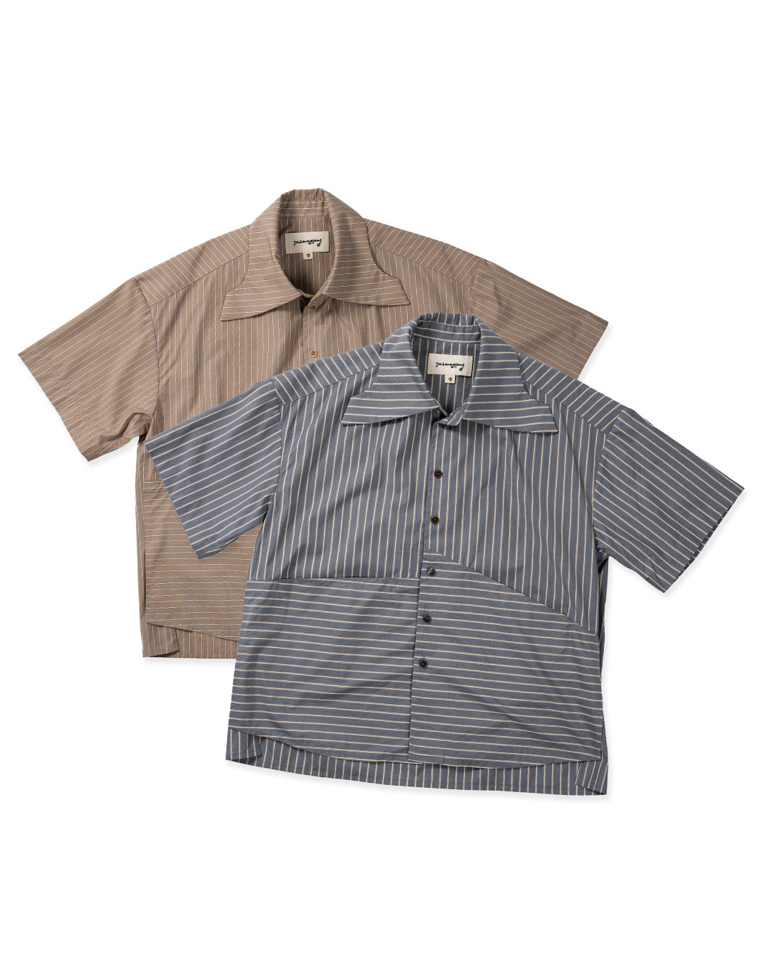 Structured collar shirt