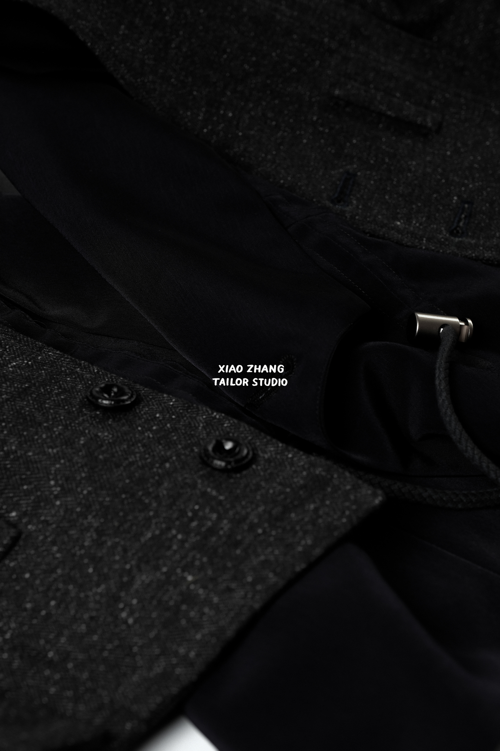 人字紋外套細節8