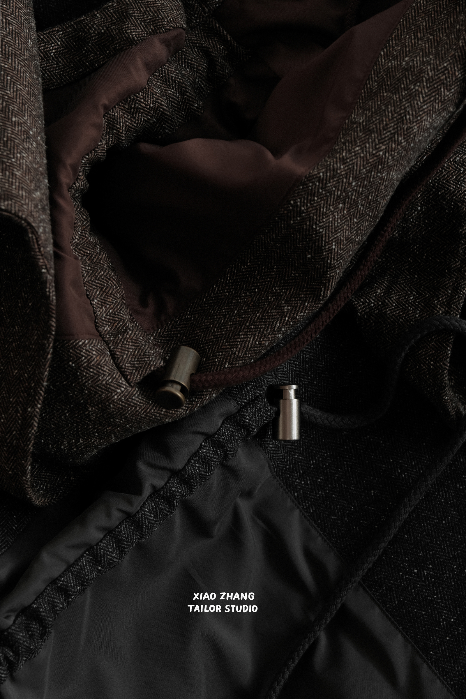 2023AW 人字紋背心細節6