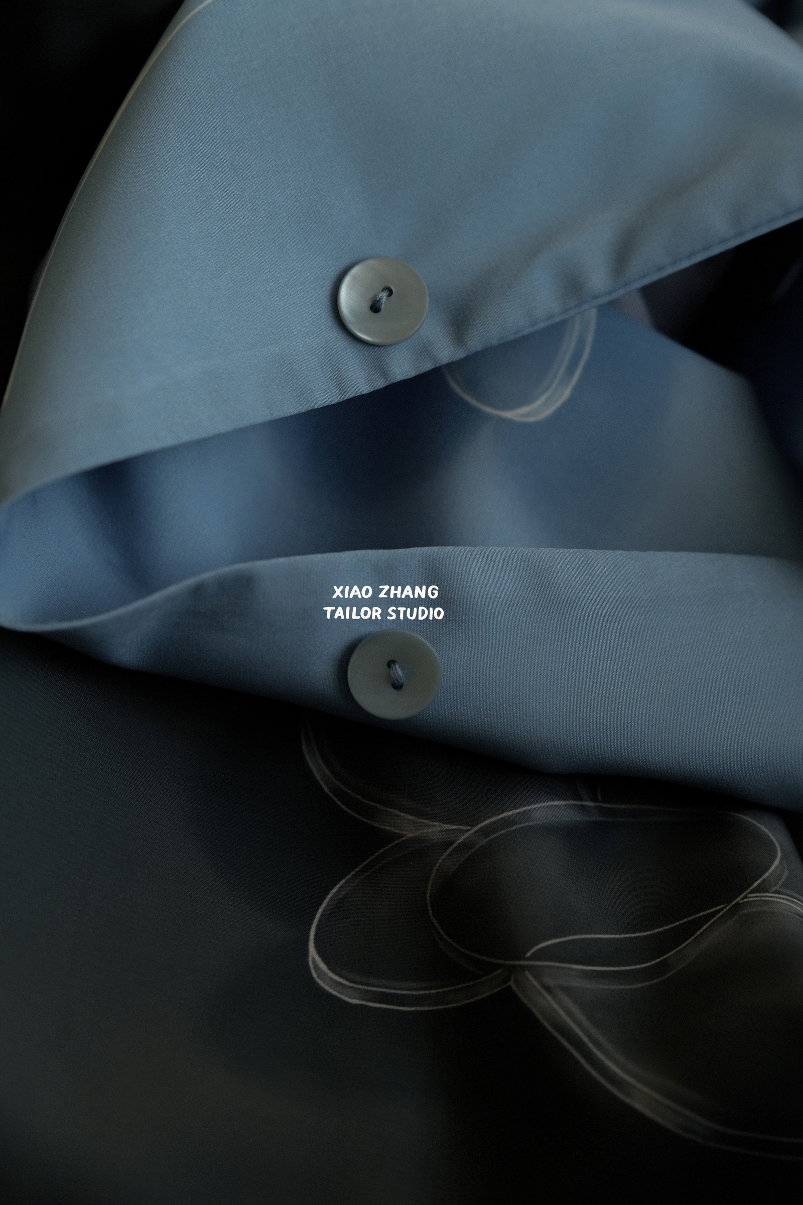 2023AW 印花襯衫細節3