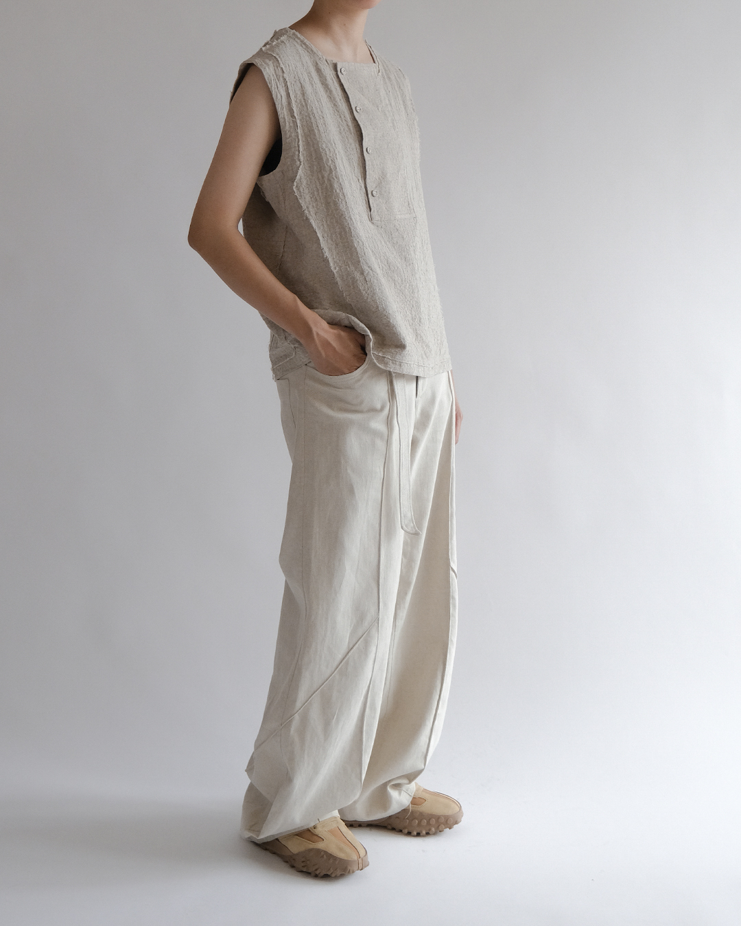 2024SS刺繡短褲細節-6