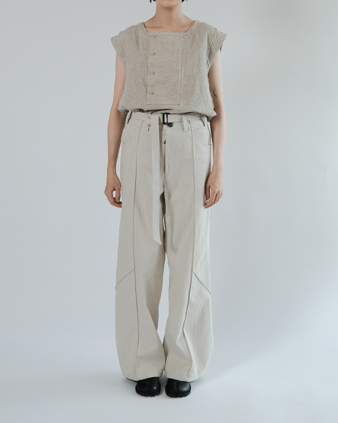 2024SS刺繡短褲細節-3