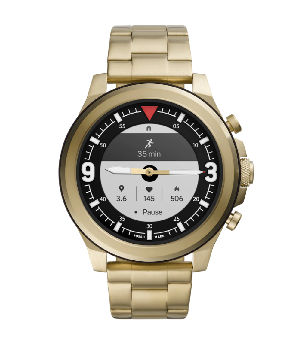 Hybrid Smartwatch HR Latitude Gold-Tone Stainless Steel (FTW7023) – Watch  Avenue