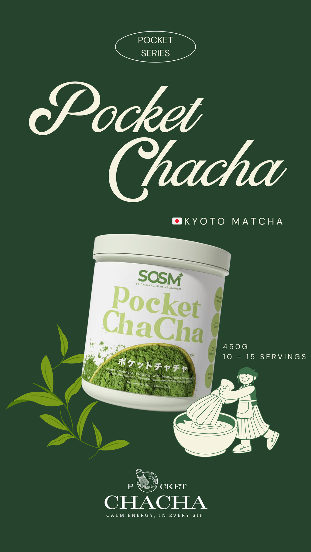 Green and White Modern New Menu Promotion Mobile Video