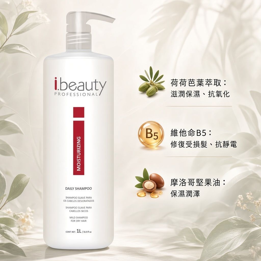 保濕護色洗髮精-成分