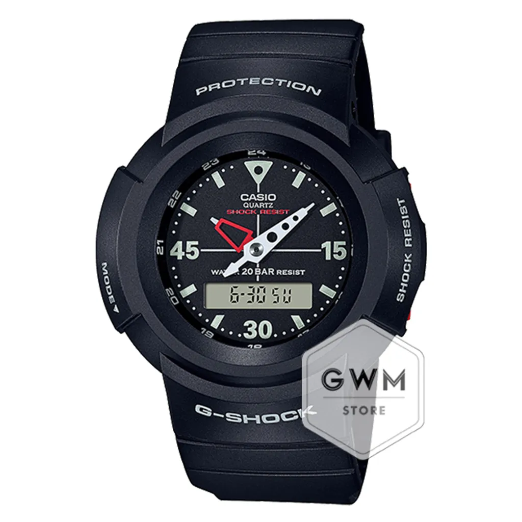 Casio G Shock Standard Analog Digital Aw 500e 1e Casio G Shock And Baby G Watches Retailer Online Store In Malaysia Gwmstore Com