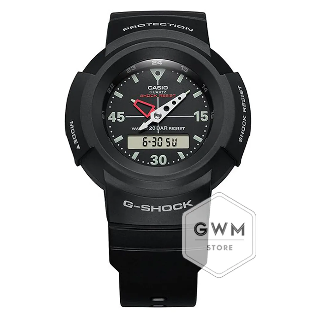 Casio G Shock Standard Analog Digital Aw 500e 1e Casio G Shock And Baby G Watches Retailer Online Store In Malaysia Gwmstore Com