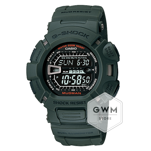 PRE-ORDER] Casio G-Shock Mudman-Mud Resist G-9000-3V – GWM Store 