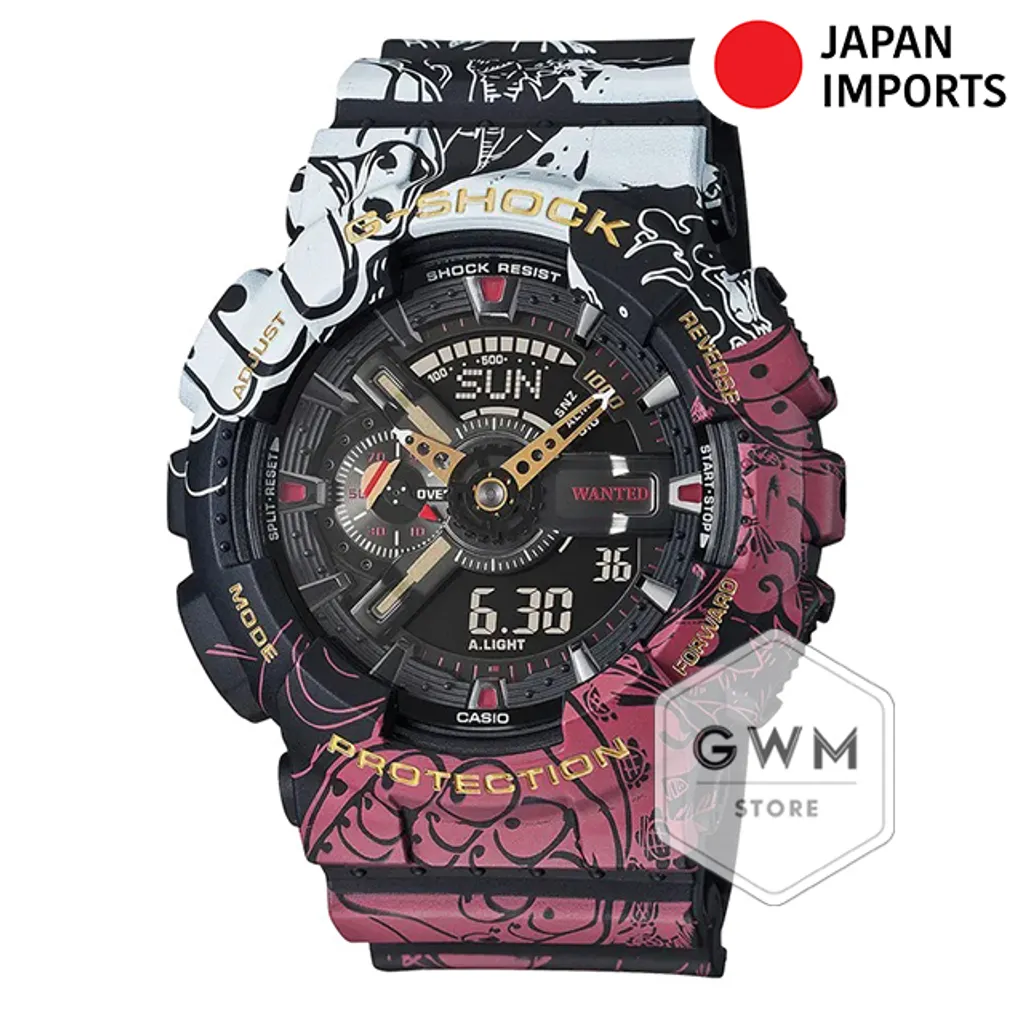 Casio G Shock X One Piece Ga 110jop 1a4jr Limited Edition Japan Set Casio G Shock And Baby G Watches Retailer Online Store In Malaysia Gwmstore Com