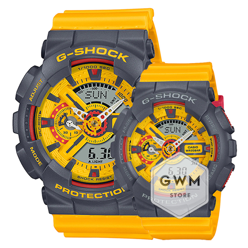 Casio-G-Shock-SPECIAL-PAIR-COLLECTION-“90s-Sport-Series-GA-110Y-9A-&-GMA-S110Y-9A