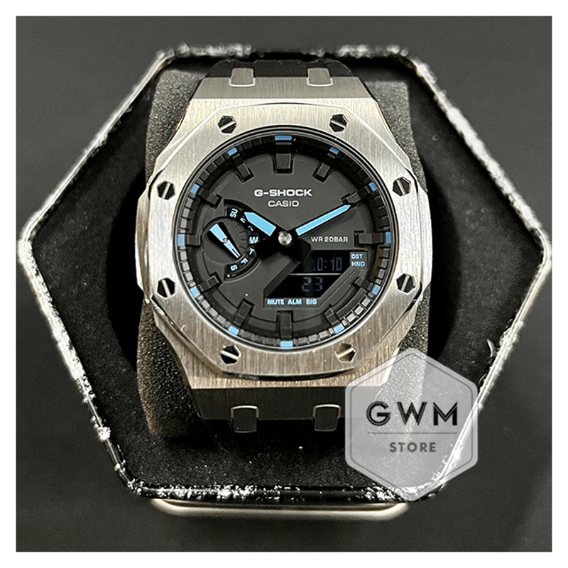 Casio-G-Shock-GA-2100-1A2-@-TMJ-(Full-Silver-Bezel-Black-Strap)-2