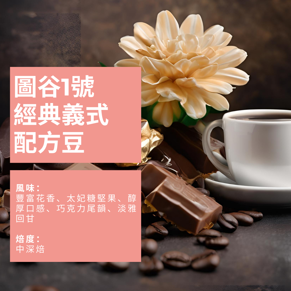 圖谷1號 經典義式配方豆