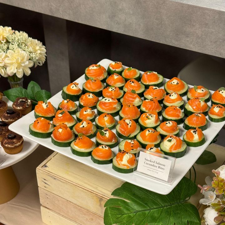 TinyPockets-Cucumber Bites with Smoked Salmon