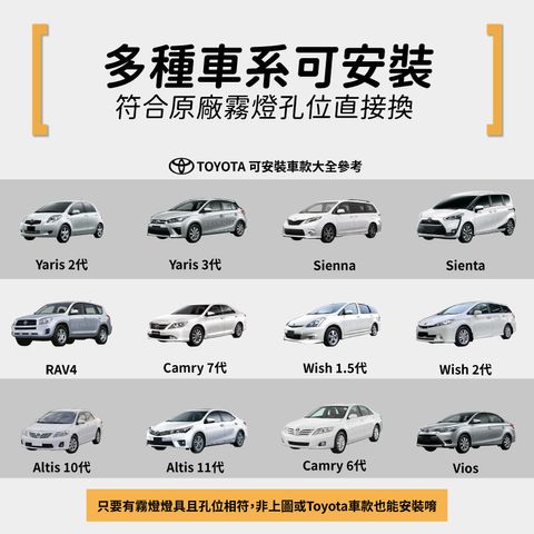 toyota 三眼雙色霧燈 EDM(1230)-08-02