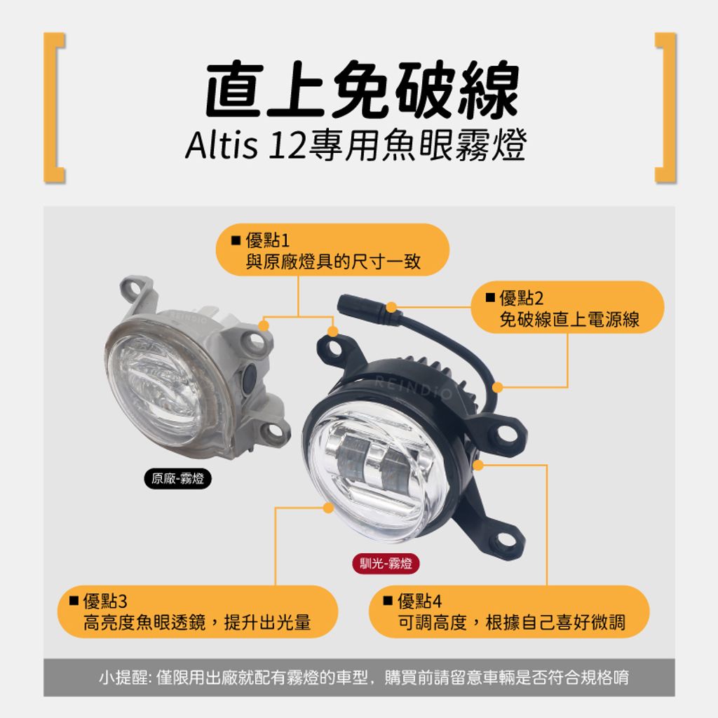 Altis 12代 魚眼霧燈 EDM (1029)-05