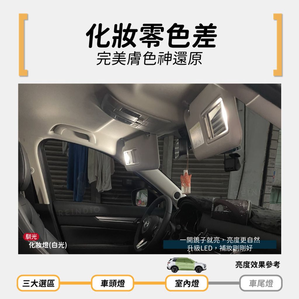 Territory LED化妝燈 行李廂燈 EDM (0602)-03