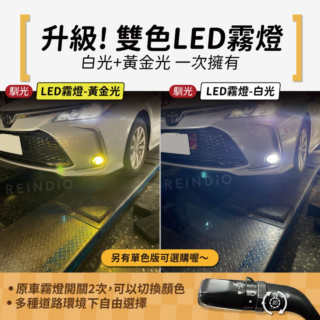 雙色霧燈 EDM (1212)-02