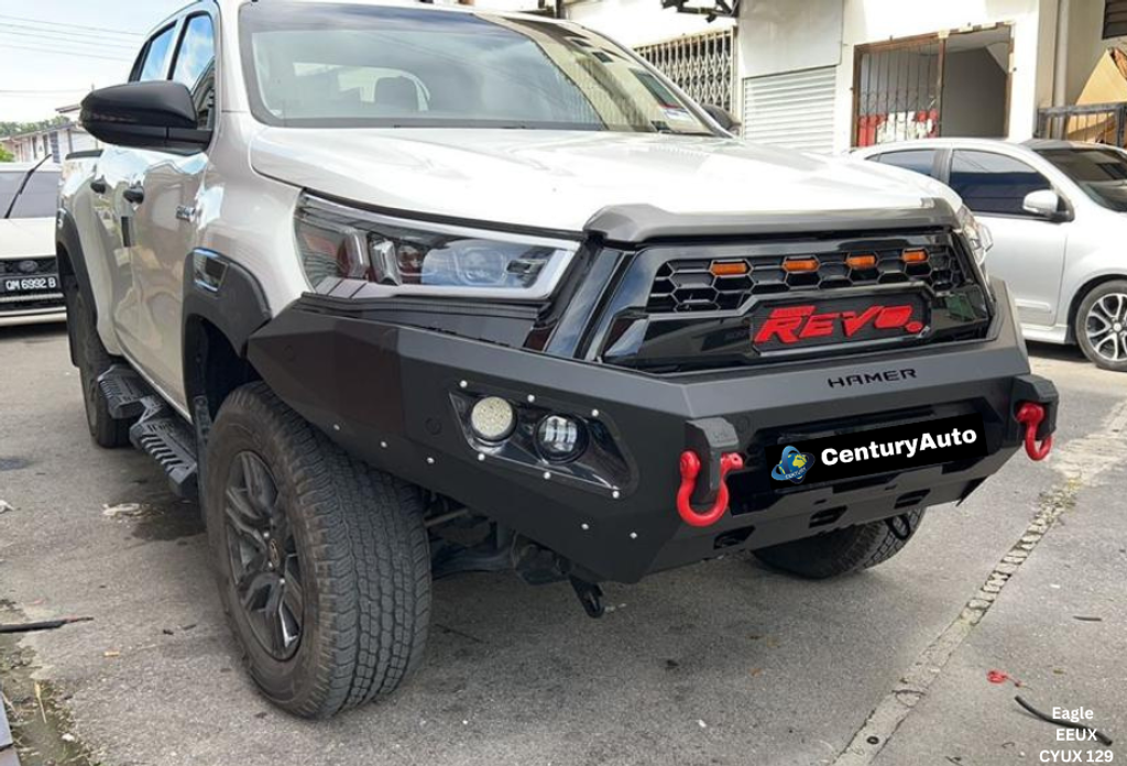 HILUX HAMER FRONT BUMPER BULL BAR Century Auto Car Accessories 4WD