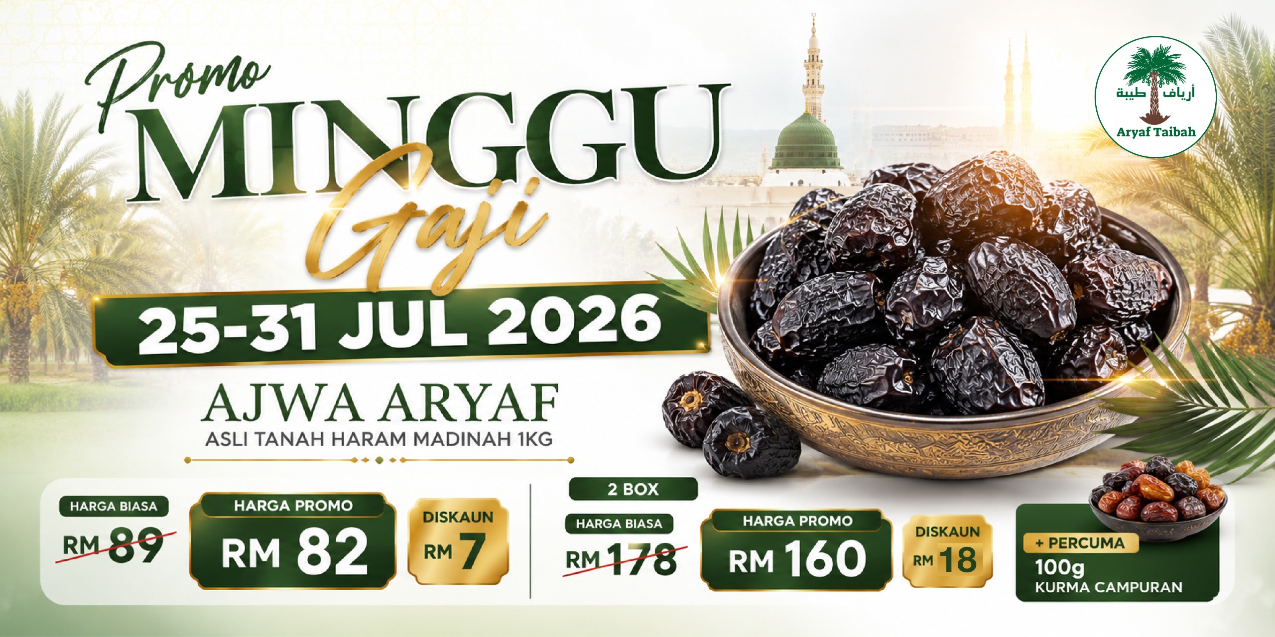 PROMO MINGGU GAJI | Aryaf Taibah
