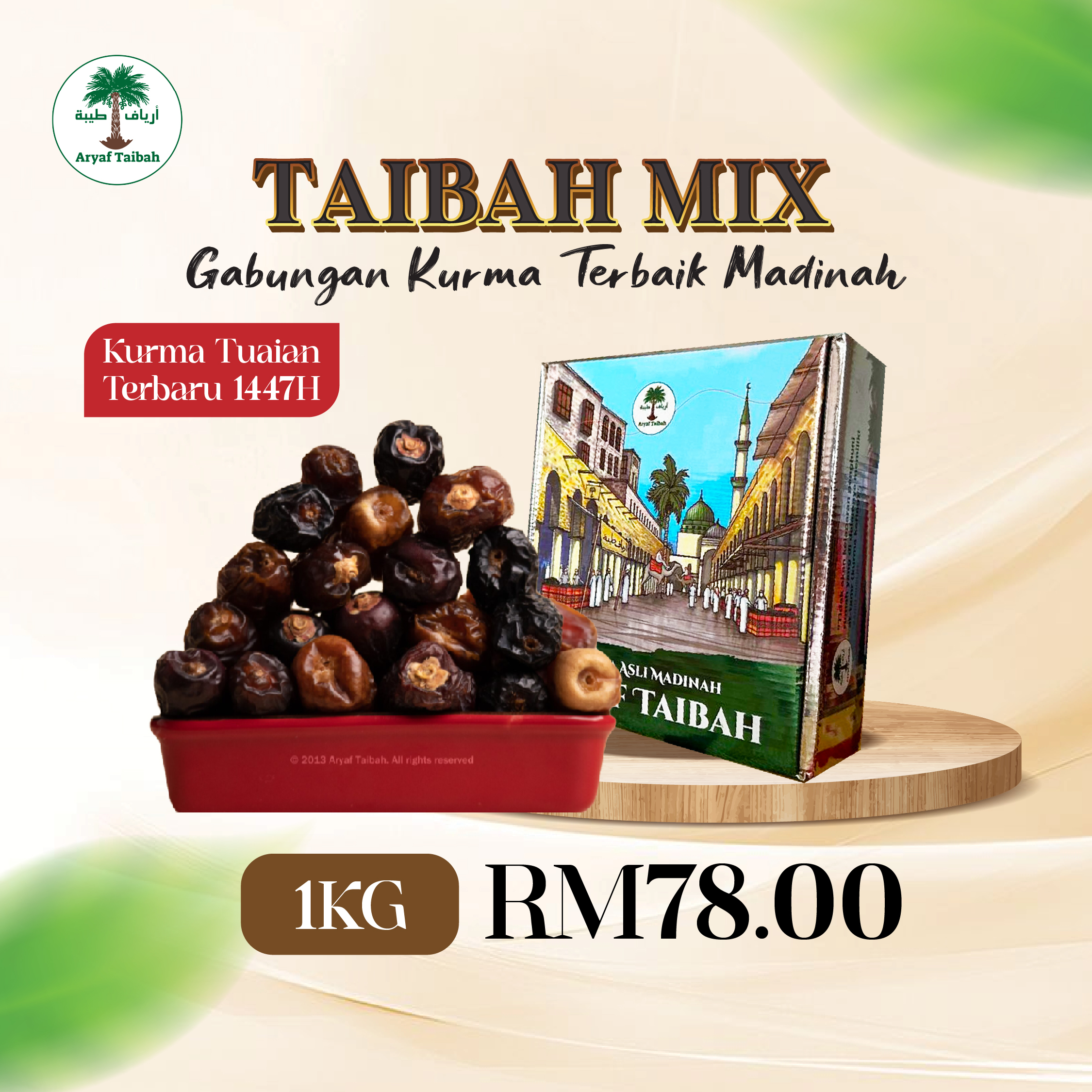 Poster Kurma_Taibah Mix 1KG