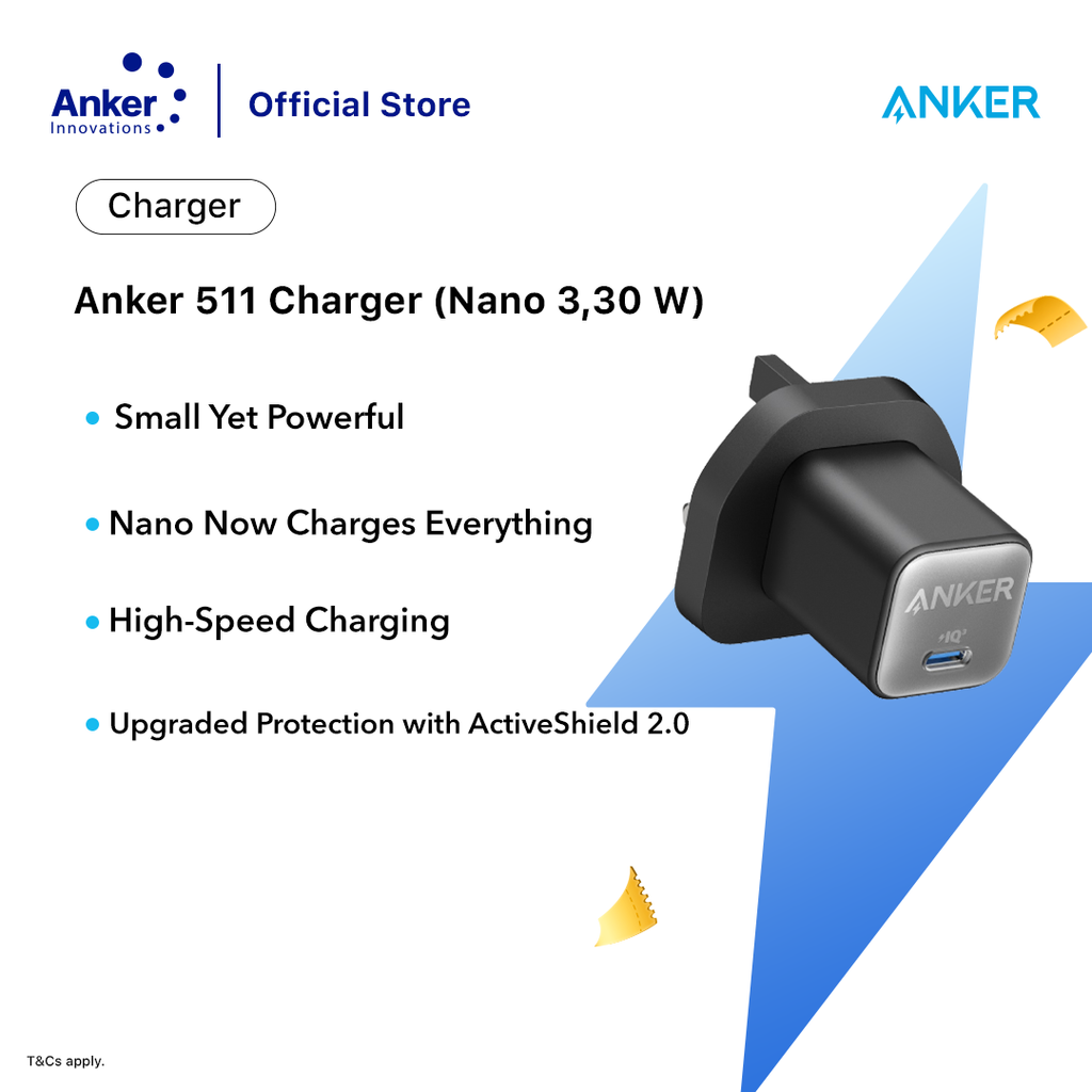 Anker 511 Charger Nano 3 , Black