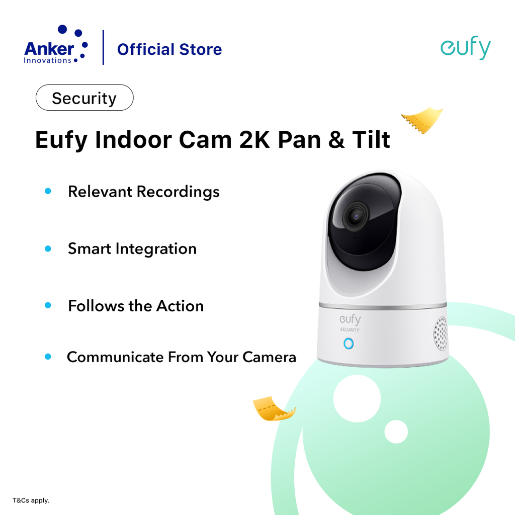 Eufy Indoor Cam 2K Pan & Tilt