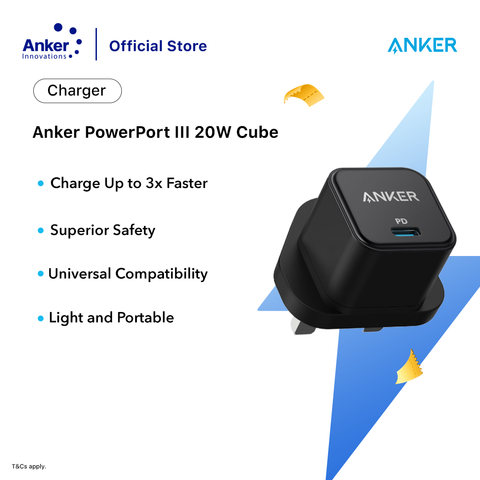 Anker Powerport III 20 W cube