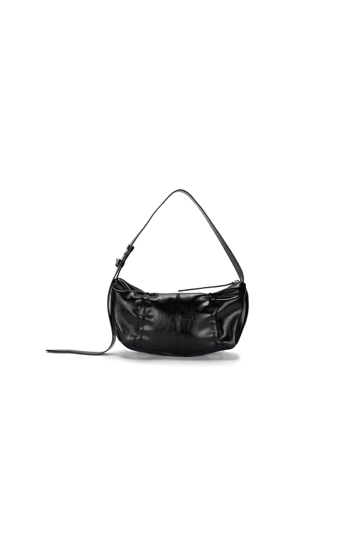 Matin Kim Half Shirring Ribbon Round Bag [6 colours Matin Kim Half Shirring Ribbon Round Bag [6 colours