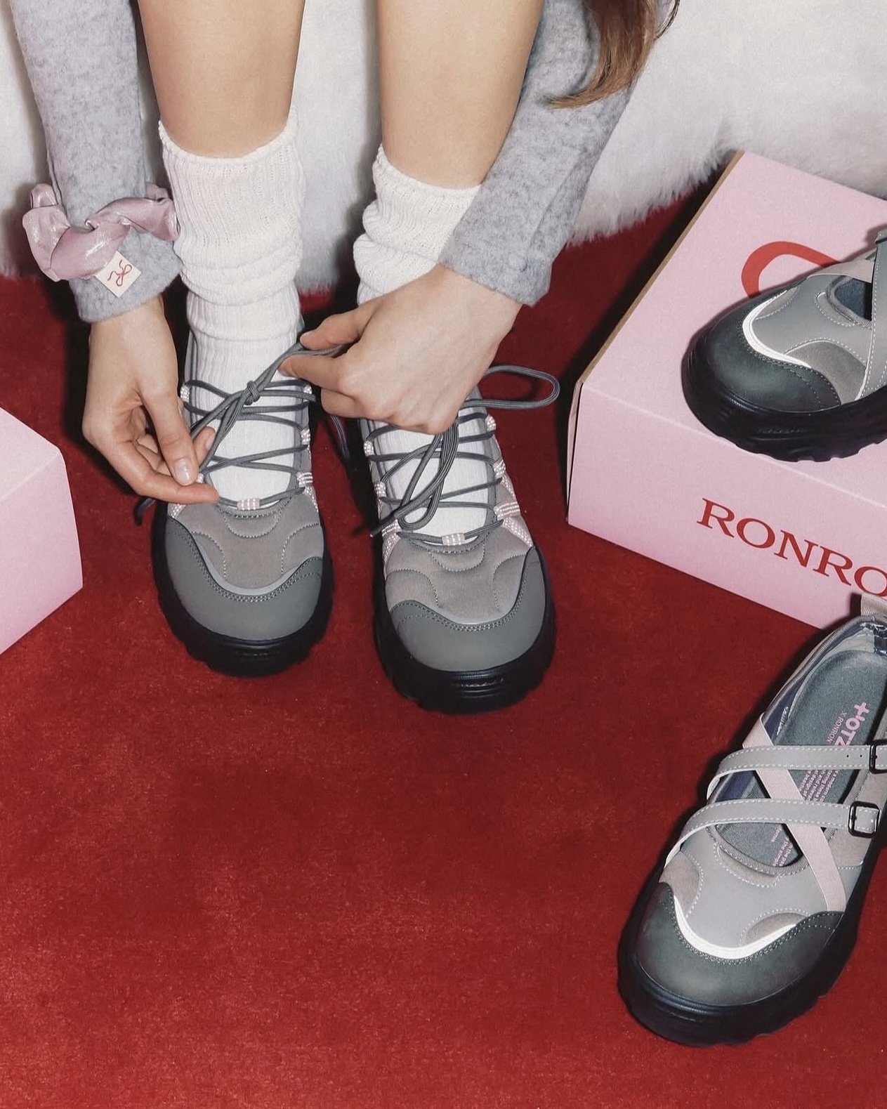 ◆OTZ SHOES◆ Tulear Banding Mary Jane FLOTEA2W34 OTZ] Lomita Platform Banding Maryjane Shoes 6cm (2 Color