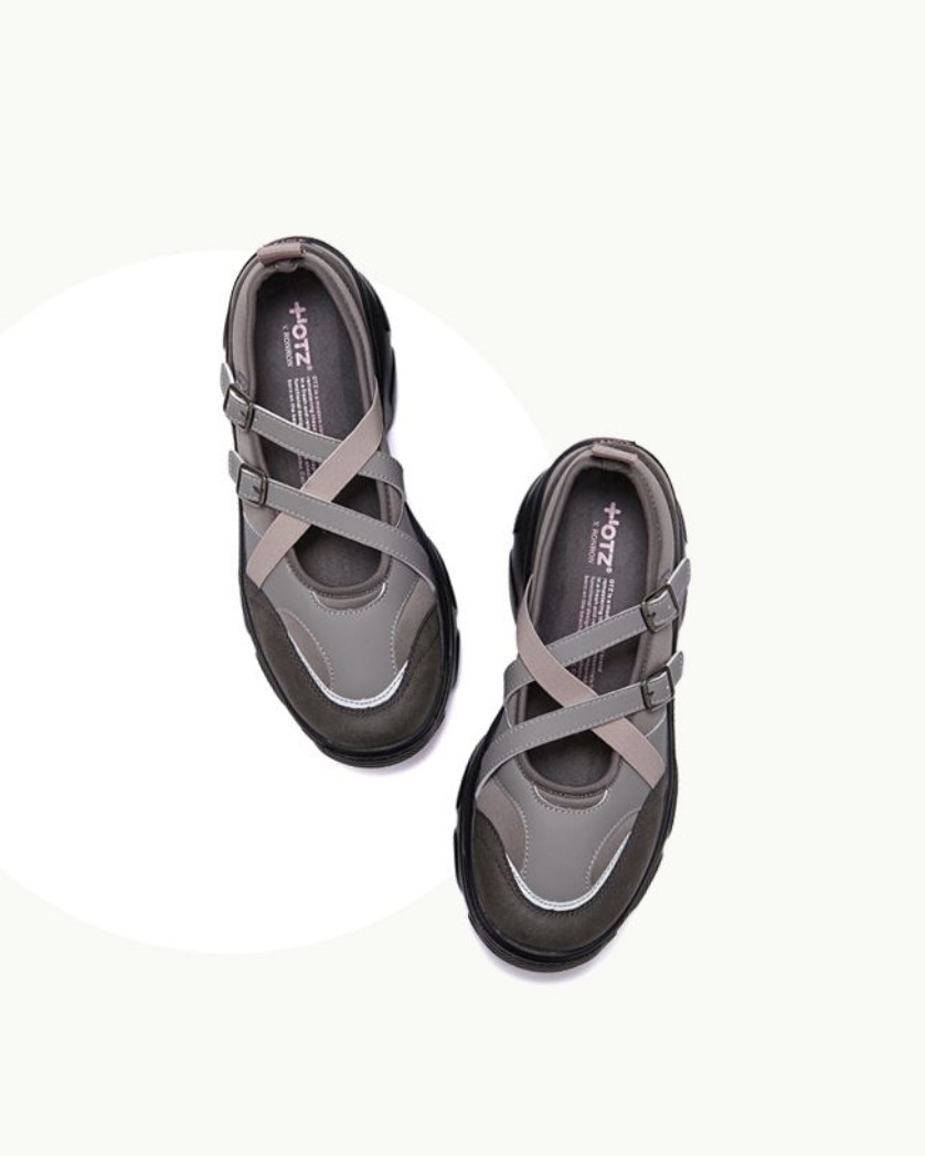 スニーカー OTZ SHOES Romita platform banding Mary Jane shoes OTZ] Lomita Platform Banding Maryjane Shoes 6cm (2 Color