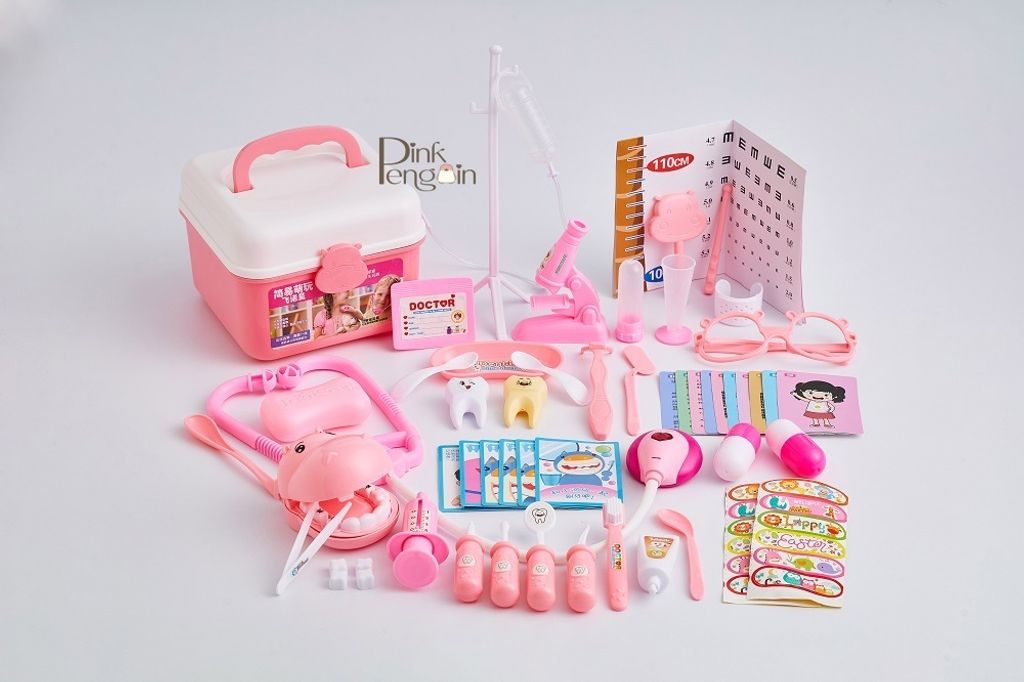 Dentist Set - Pink 51pcs (1)