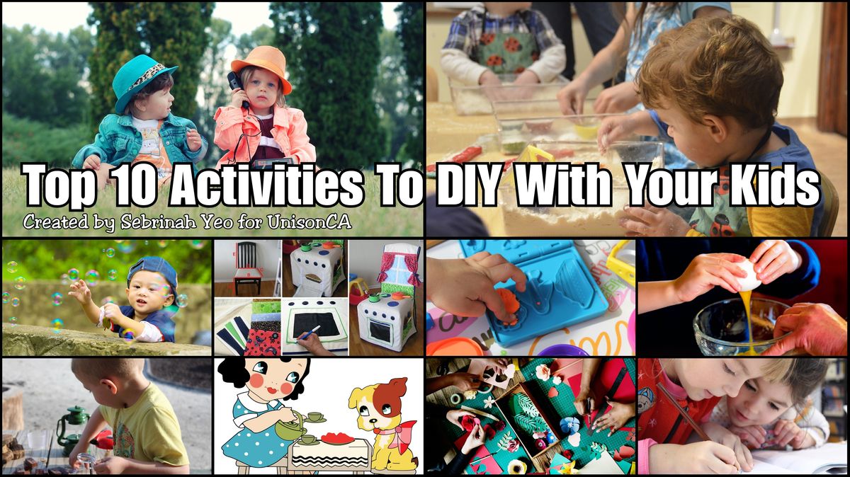 Top 10 Activities To DIY With Your Kids