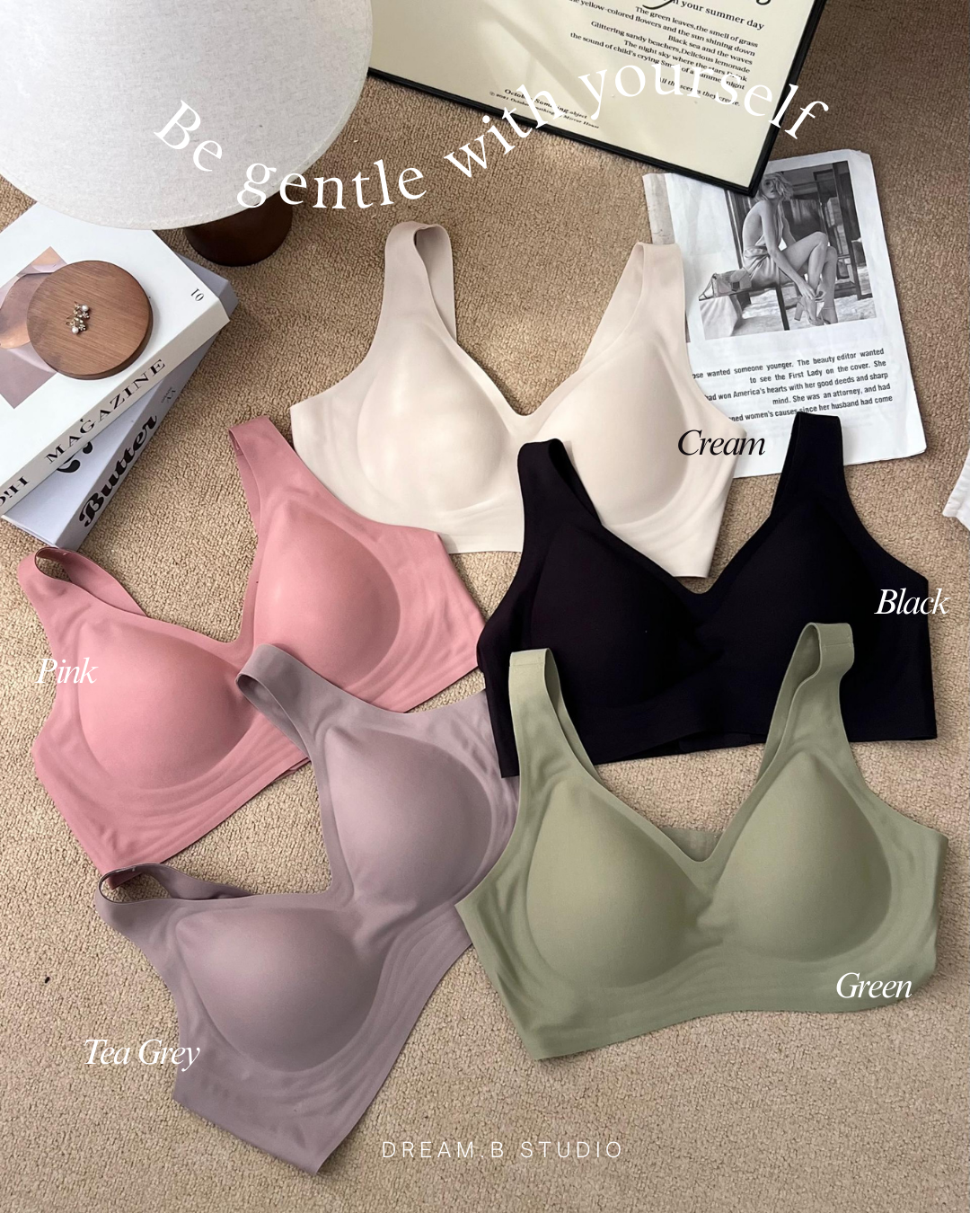 Beige & White Feminine Inspiration Quote Instagram Post