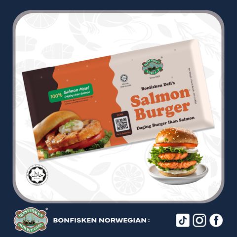 salmon burger