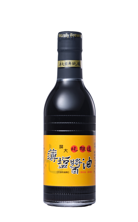 屏大薄鹽醬油340ml