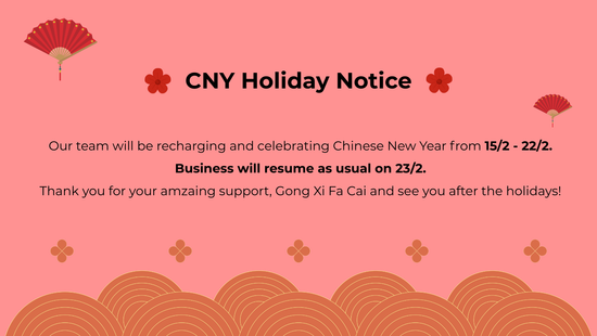 CNY Holiday Notice | Q.Flowers