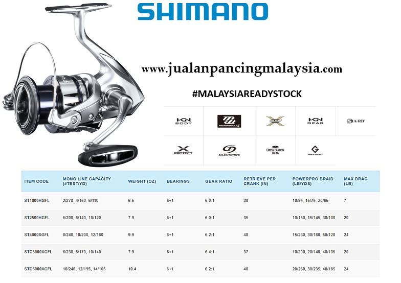shimano stradic fl 2019