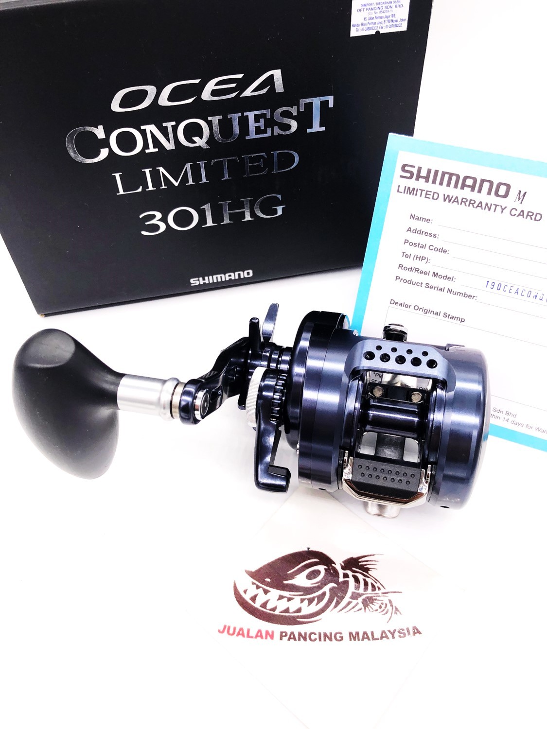 SHIMANO 19 YEAR OCEA CONQUEST 301HG & 301PG LIMITED JIGGING BAITCASTING