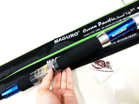 MAGURO JAPAN OCEAN PACIFIC STAND UP RING RT BOTTOM BOAT ROD xxxxx.jpg