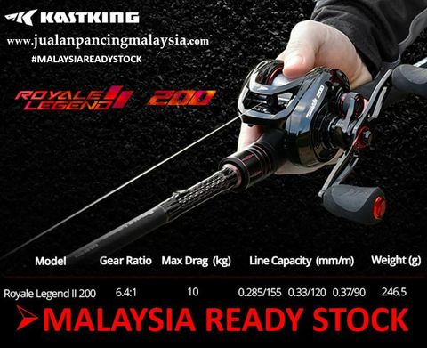KastKing Royale Legend II 200 Baitcasting Reel 10 KG Baitcasting Reel, Malaysia Stock,Kiri.JPG