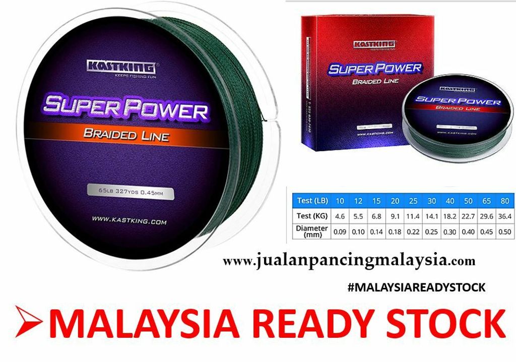 KastKing Super Power Series 300m 4X Braided Fishing PE Line, MALAYSIA STOCK.JPG