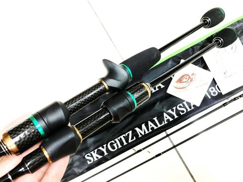 SKYGITZ MALAYSIA Artemis v2 1.8m UL Fishing Rod Solid Tip Micro-jigging Ultra Light Spinning Baitcasting Rod XXXXX