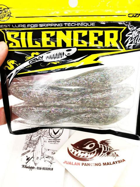 OZMY 2022 BABY SILENCER - NEW COLOR SOFT PLASTIC Skipping Lure toman haruan pb LURE ccccccc