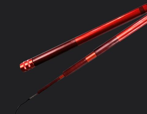 SKYGITZ MALAYSIA Red Hunter Carbon Telescopic Super Light Hard Puyu Udang Harimau Galah Tiger Prawn Jenggo Sepit Biru Pole Freshwater Carp Stream rod 1.8m 2.1mdddddddd